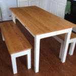 Farmhouse Table with Benches