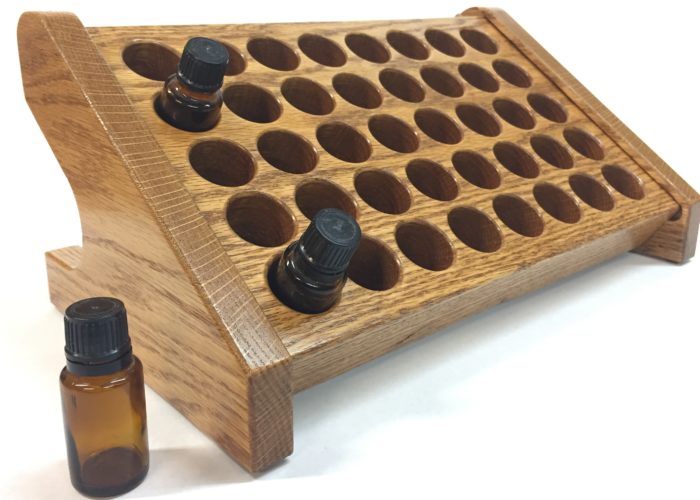 1-Tray-Carrier essential oil storage table stand with 40-bottle tray